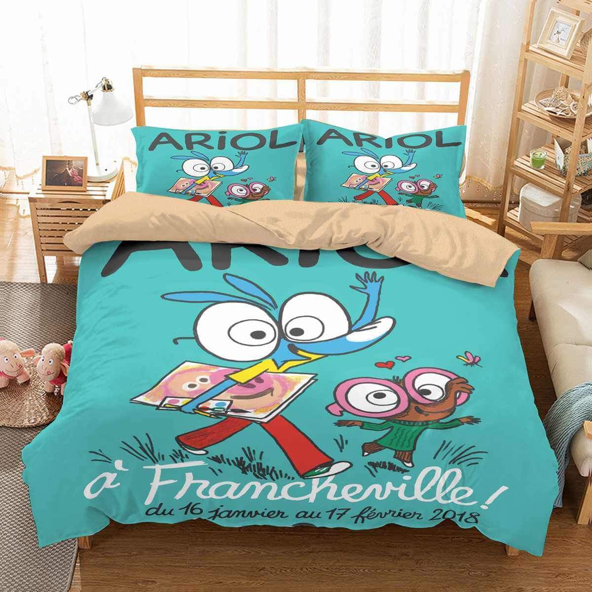 3D Customize Ariol Customized Duvet Cover Bedding Set