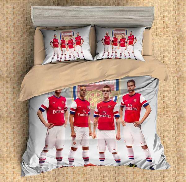 3D Customize Arsenal 3D Customized Duvet Cover Bedding Set