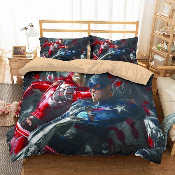 3D Customize Avengers 3D Customized Duvet Cover Bedding Set