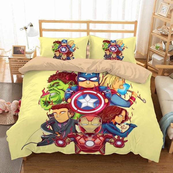 3D Customize Avengers 3D Customized Duvet Cover Bedding Set