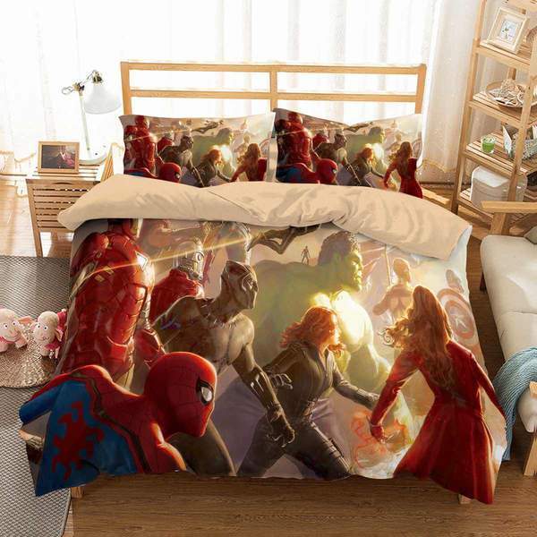 3D Customize Avengers 3D Customized Duvet Cover Bedding Set