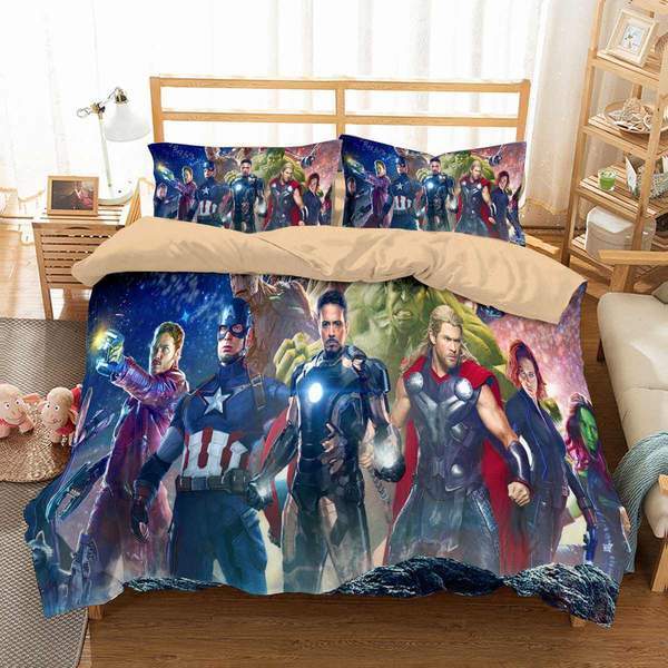 3D Customize Avengers 3D Customized Duvet Cover Bedding Set