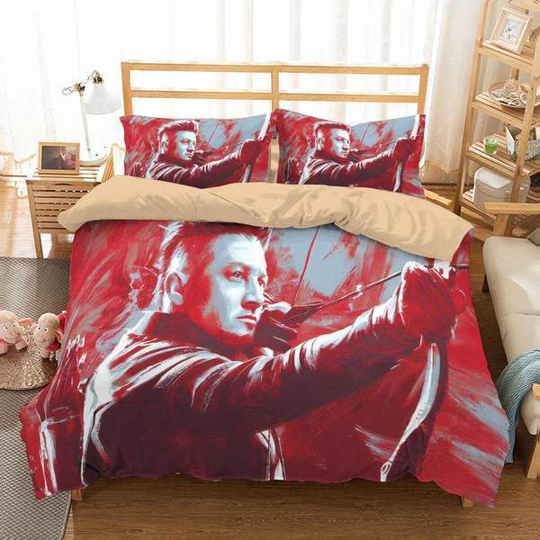 3D Customize Avengers Endgame Hawkeye 3D Customized Duvet Cover Bedding Set