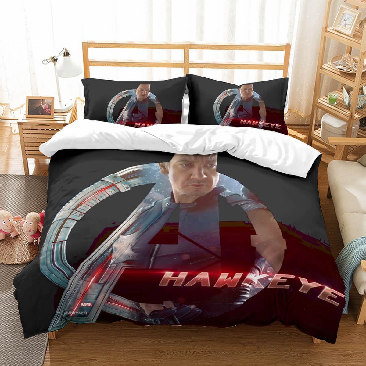 3D Customize Avengers Hawkeye Et Et Bed 3D Customized Duvet Cover Bedding Set