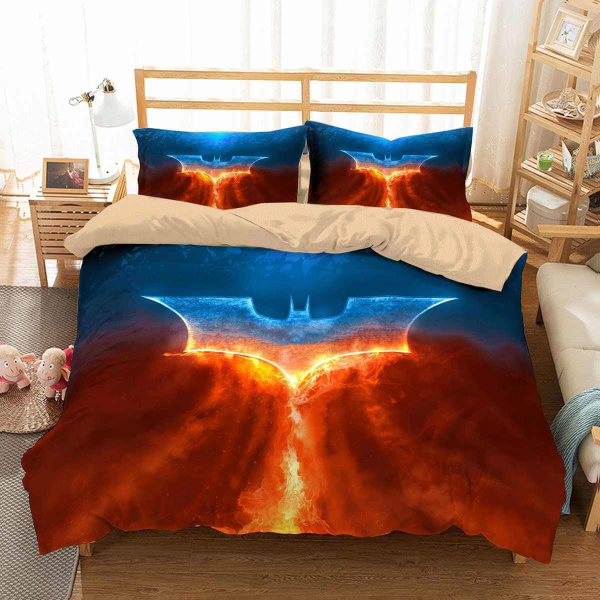 3D Customize Batman Customized Duvet Cover Bedding Set