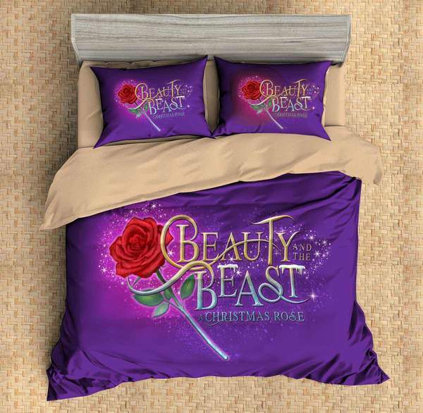 3D Customize Beauty And The Beast 3D Customized Duvet Cover Bedding Set