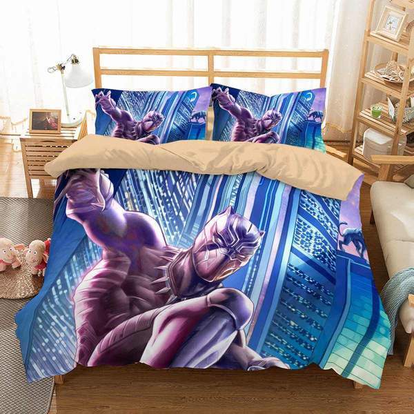 3D Customize Black Panther 11 3D Customized Duvet Cover Bedding Set