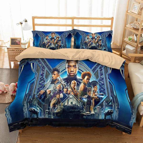 3D Customize Black Panther 13 3D Customized Duvet Cover Bedding Set