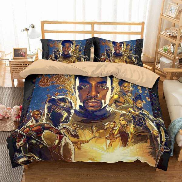 3D Customize Black Panther 3D Customized Duvet Cover Bedding Set