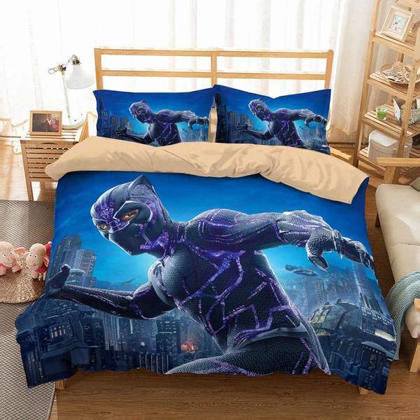 3D Customize Black Panther 3D Customized Duvet Cover Bedding Set