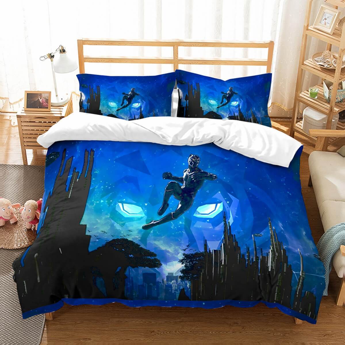 3D Customize Black Panther Et Et Bed 3D Customized Duvet Cover Bedding Set