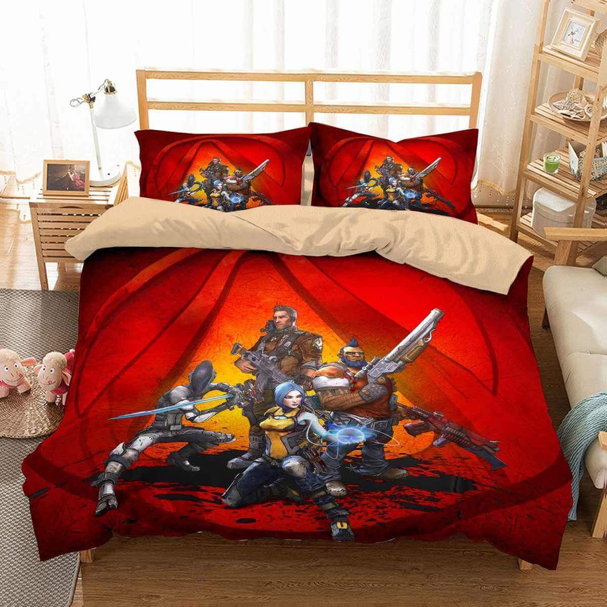 3D Customize Borderlands Customized Duvet Cover Bedding Set