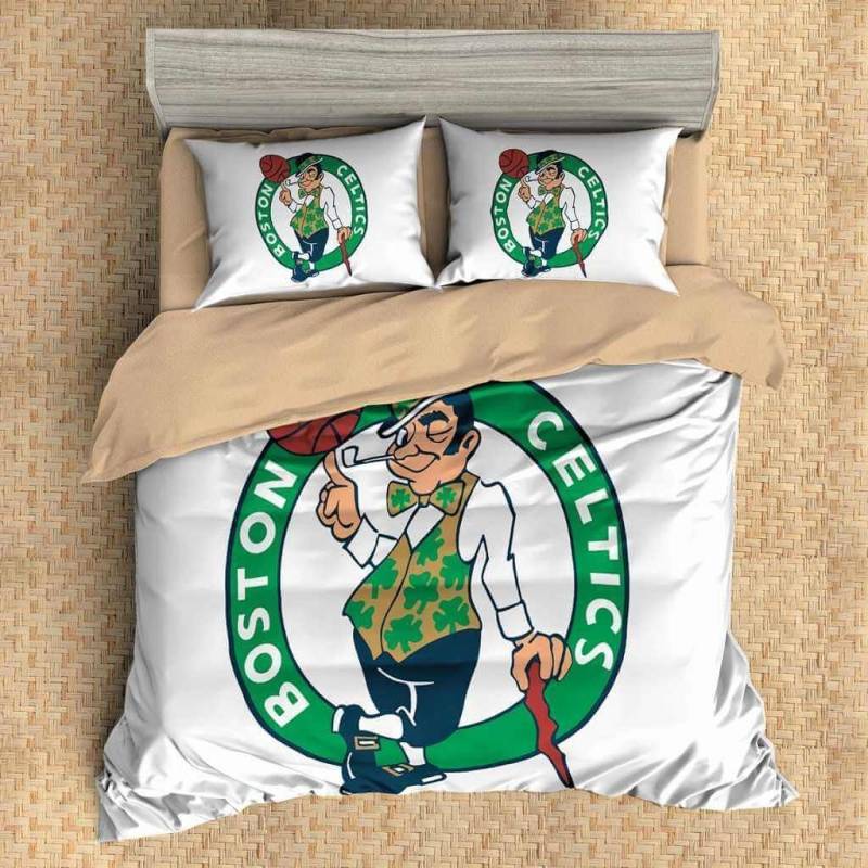 3D Customize Boston Celtics Bedding Set Duvet Cover Set Bedroom Set 1