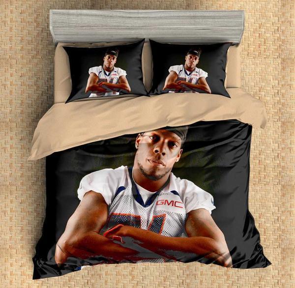 3D Customize Brandon Marshall 3D Customized Duvet Cover Bedding Set