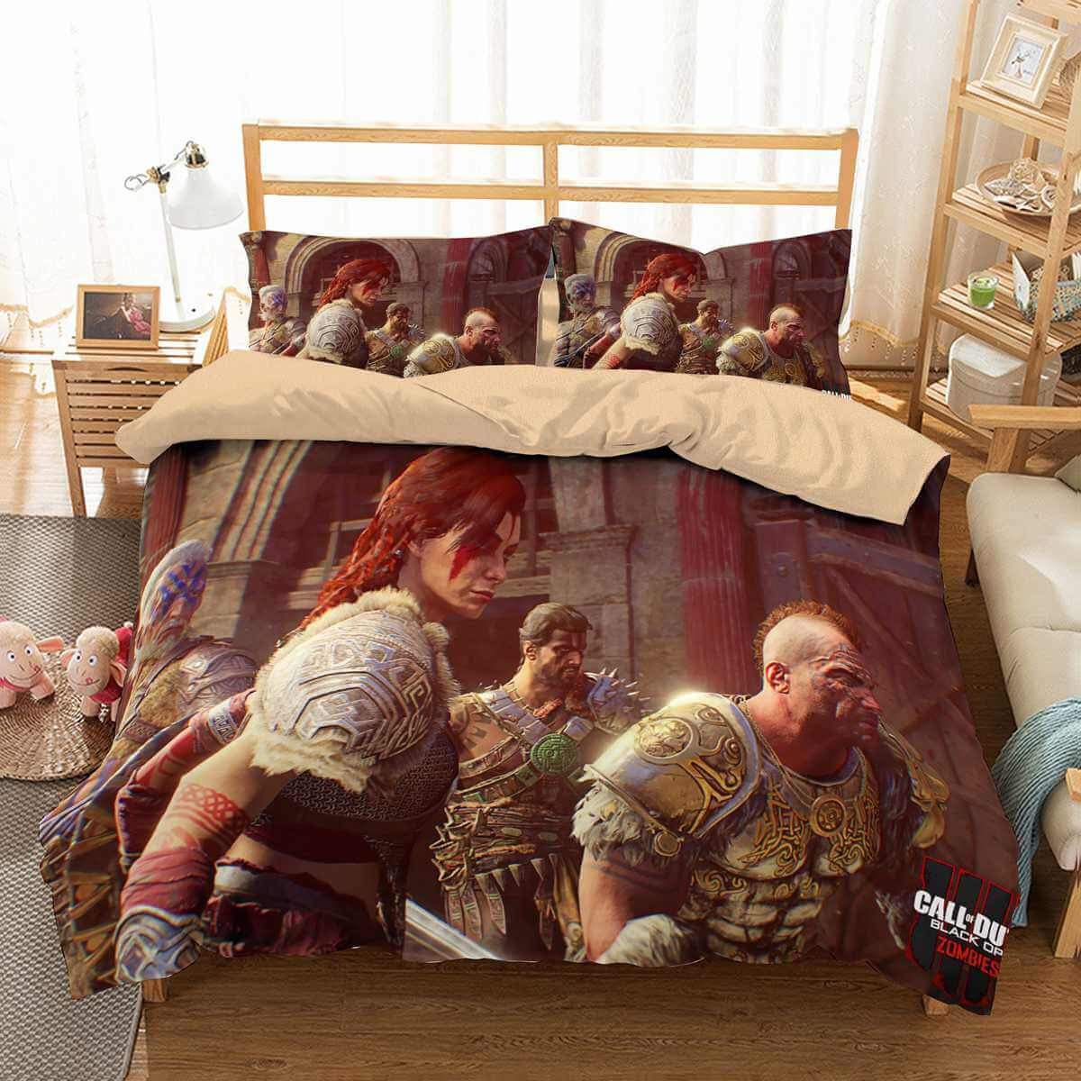 3D Customize Call Of Duty Black Ops Customized Duvet Cover Bedding Set