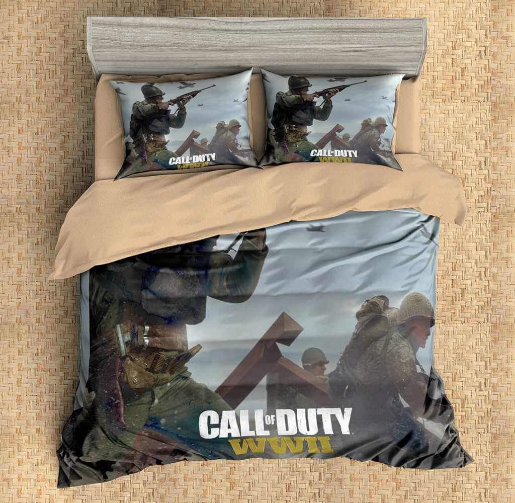 3D Customize Call Of Duty Ww? Customized Duvet Cover Bedding Set