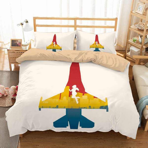 3D Customize Captain Marvel 10 3D Customized Duvet Cover Bedding Set