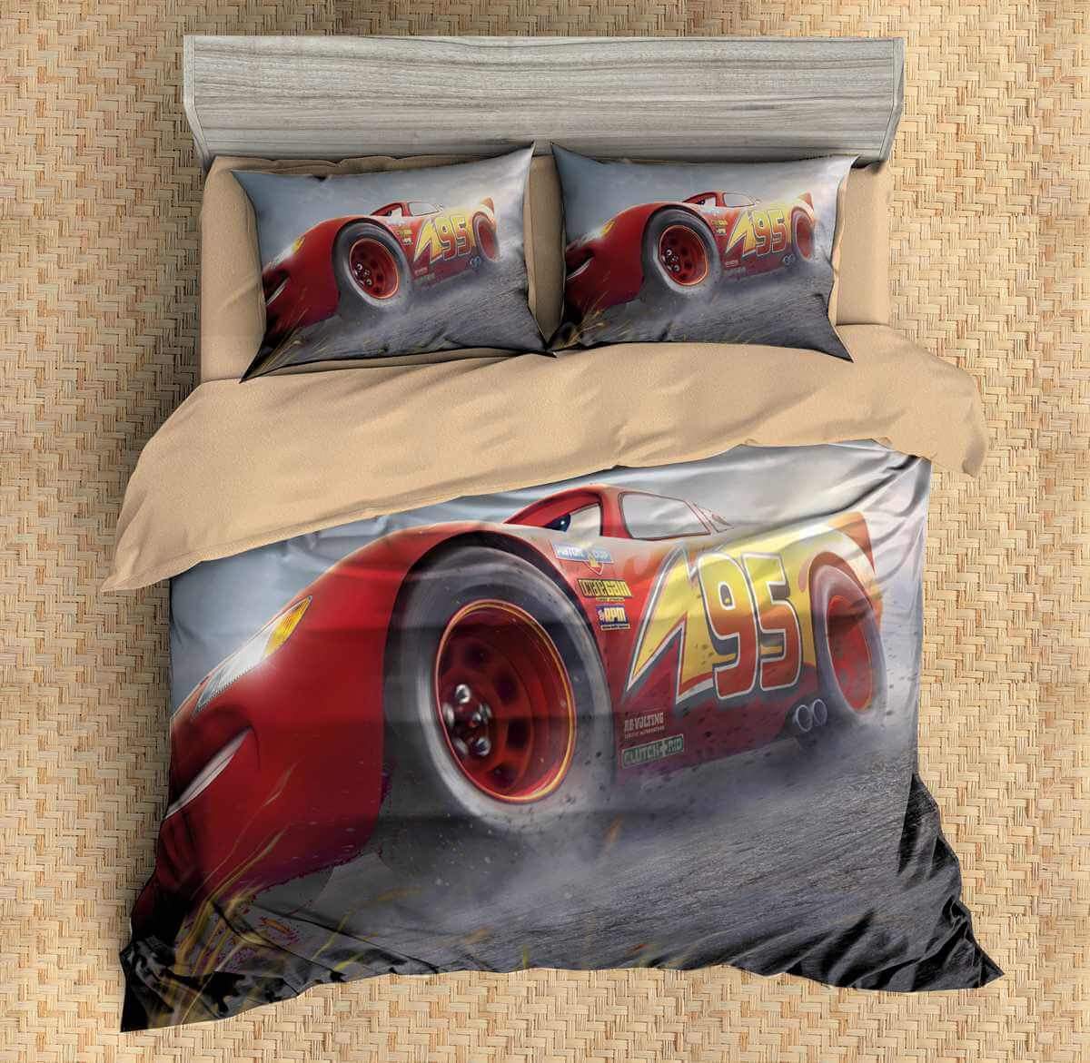 3D Customize Cars Customized Duvet Cover Bedding Set