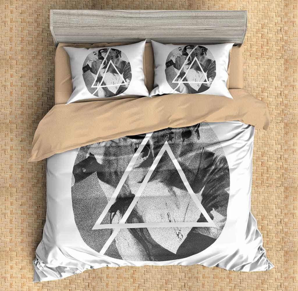 3D Customize Chester Bennington Linkin Park Customized Duvet Cover Bedding Set