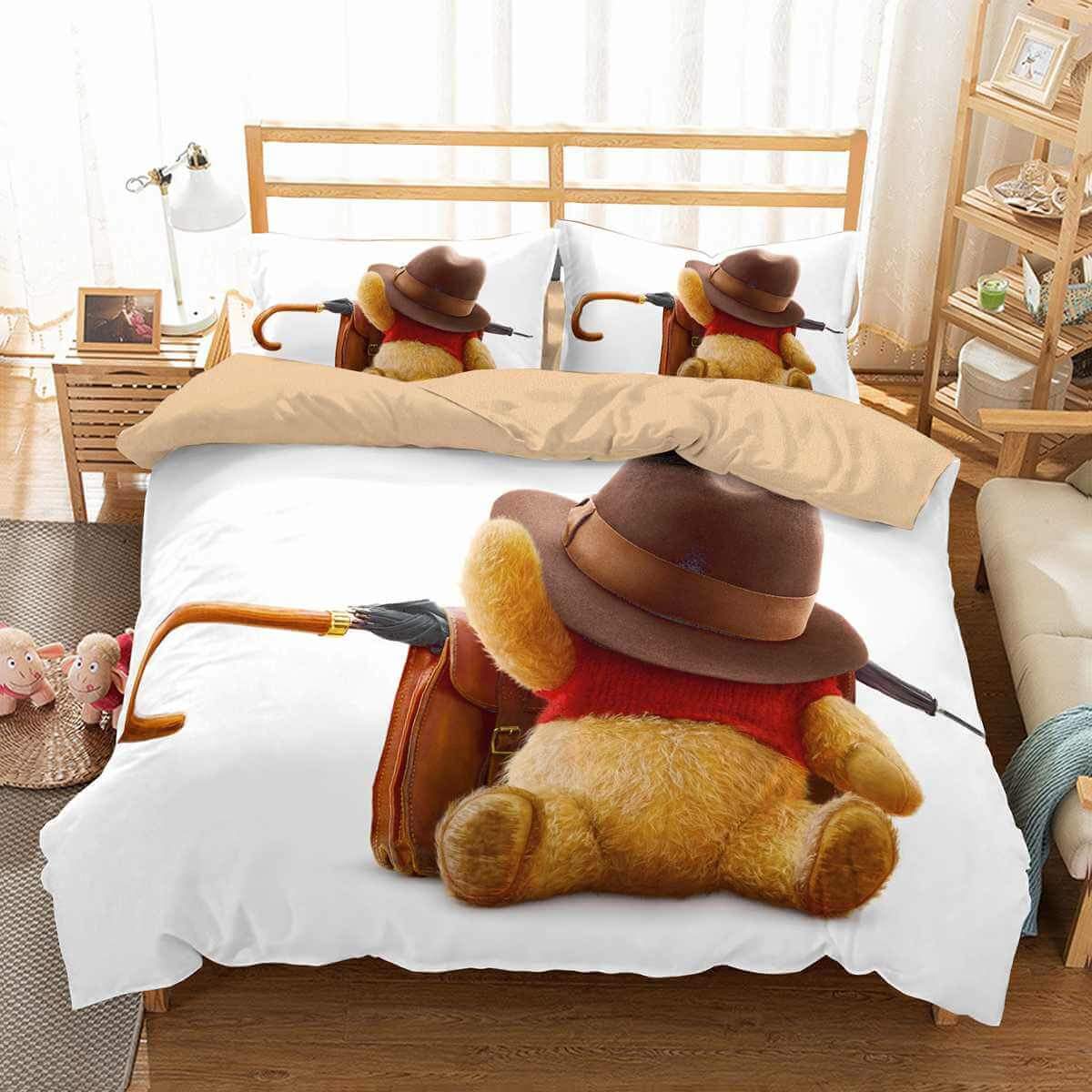 3D Customize Christopher Robin Customized Duvet Cover Bedding Set