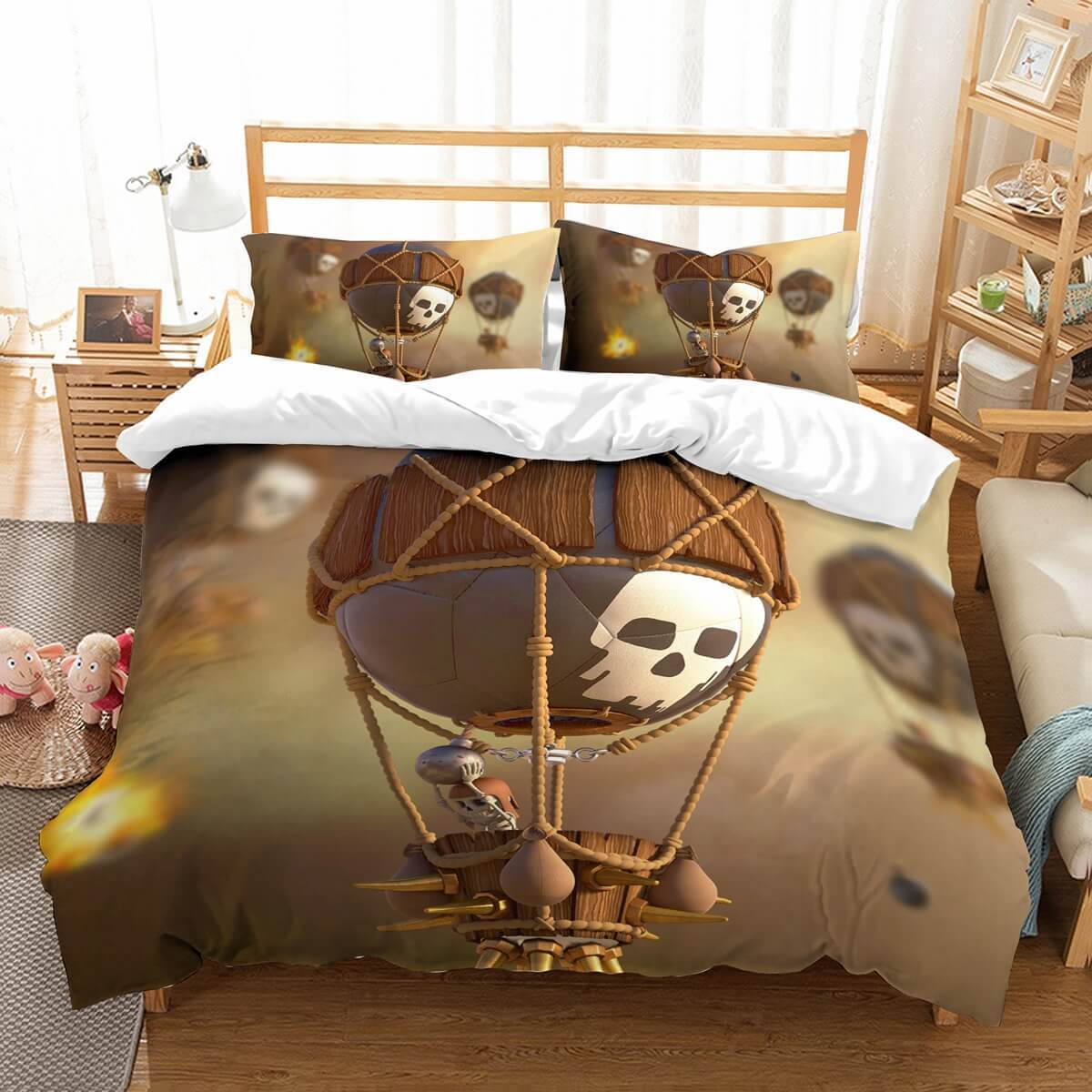 3D Customize Clash Of Clans Et Et Bed 3D Customized Duvet Cover Bedding Set
