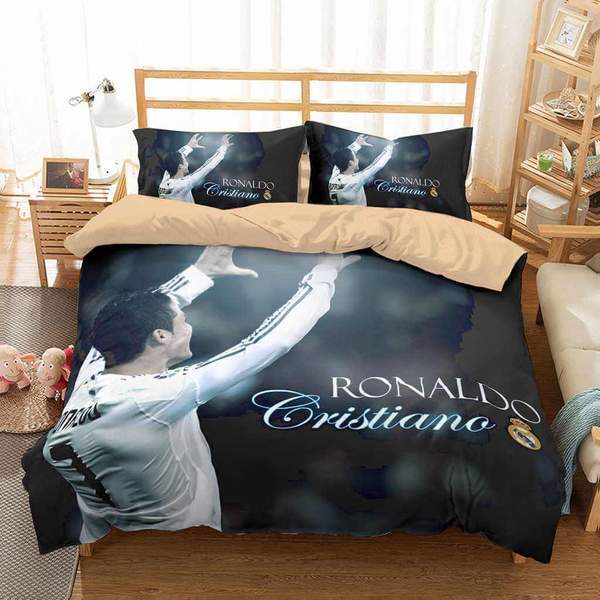 3D Customize Cristiano Ronaldo 3D Customized Duvet Cover Bedding Set