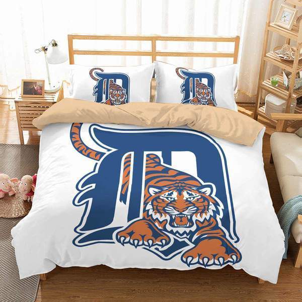 3D Customize D Roit Tigers 3D Customized Duvet Cover Bedding Set