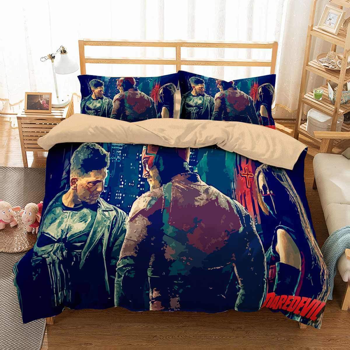 3D Customize Daredevil Customized Duvet Cover Bedding Set