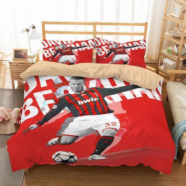 3D Customize David Beckham 3D Customized Duvet Cover Bedding Set