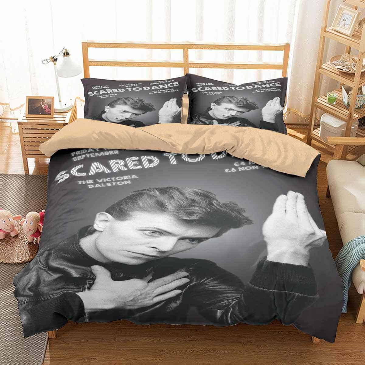 3D Customize David Bowie Customized Duvet Cover Bedding Set