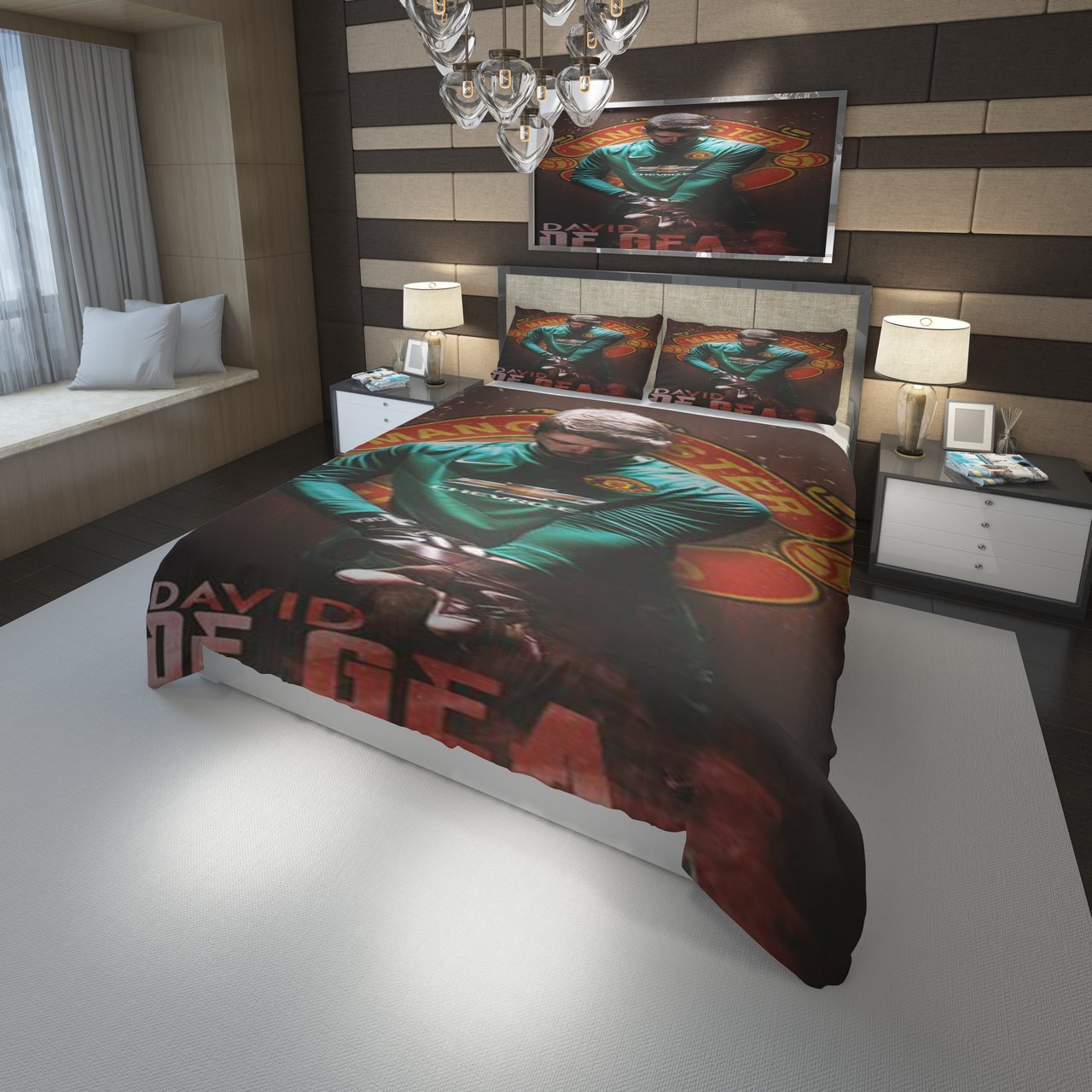 3D Customize David De Gea Manchester F.C. 3D Customized Duvet Cover Bedding Set