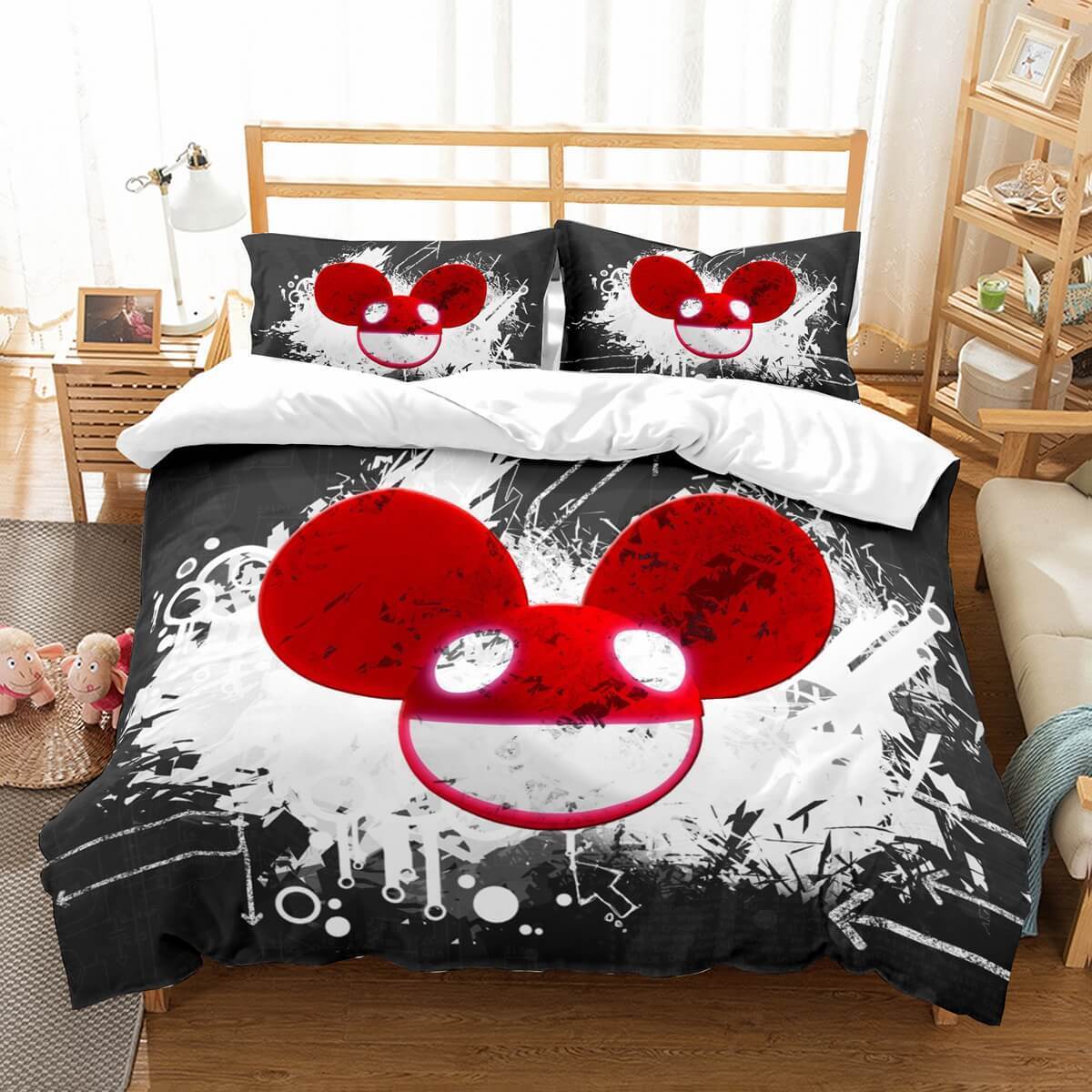 3D Customize Deadmau5 Et Et Bed 3D Customized Duvet Cover Bedding Set
