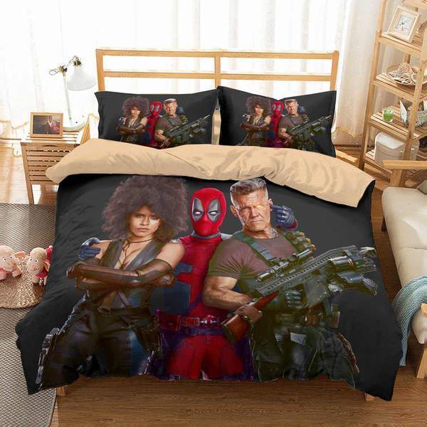 3D Customize Deadpool 3D Customized Duvet Cover Bedding Set