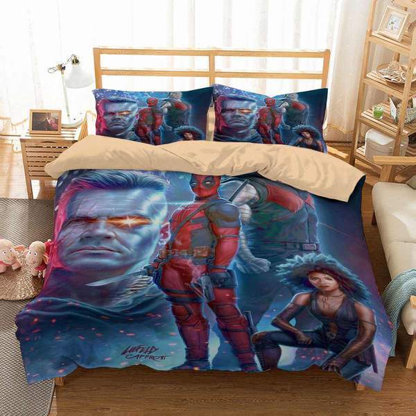 3D Customize Deadpool 3D Customized Duvet Cover Bedding Set