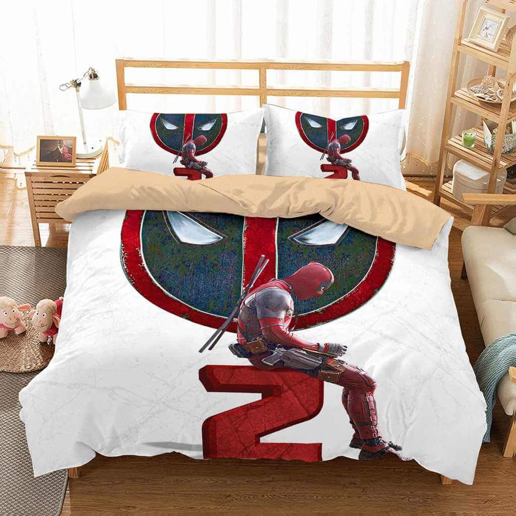 3D Customize Deadpool Customized Duvet Cover Bedding Set