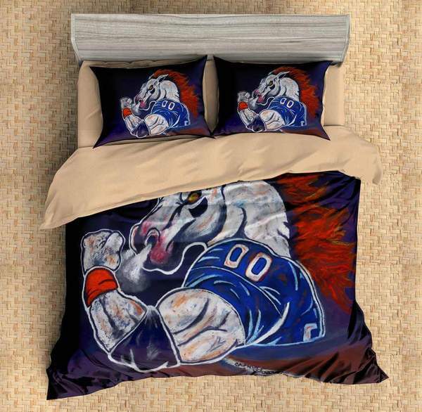 3D Customize Denver Broncos 3D Customized Duvet Cover Bedding Set