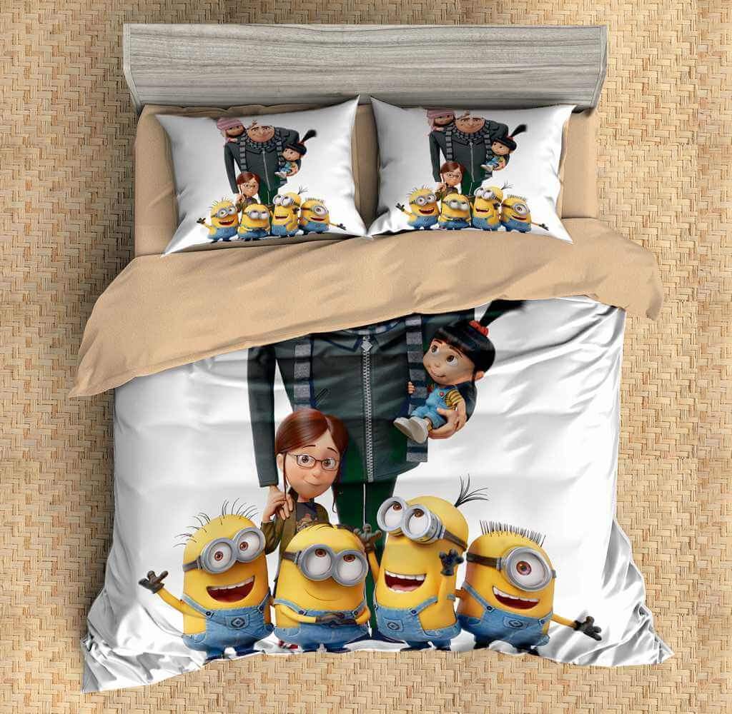3D Customize Despicable Me Customized Duvet Cover Bedding Set