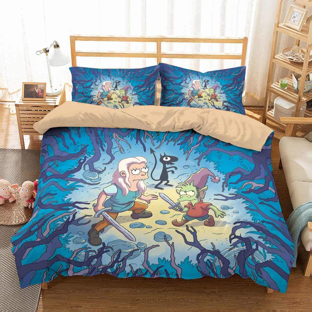 3D Customize Disenchantment Customized Duvet Cover Bedding Set