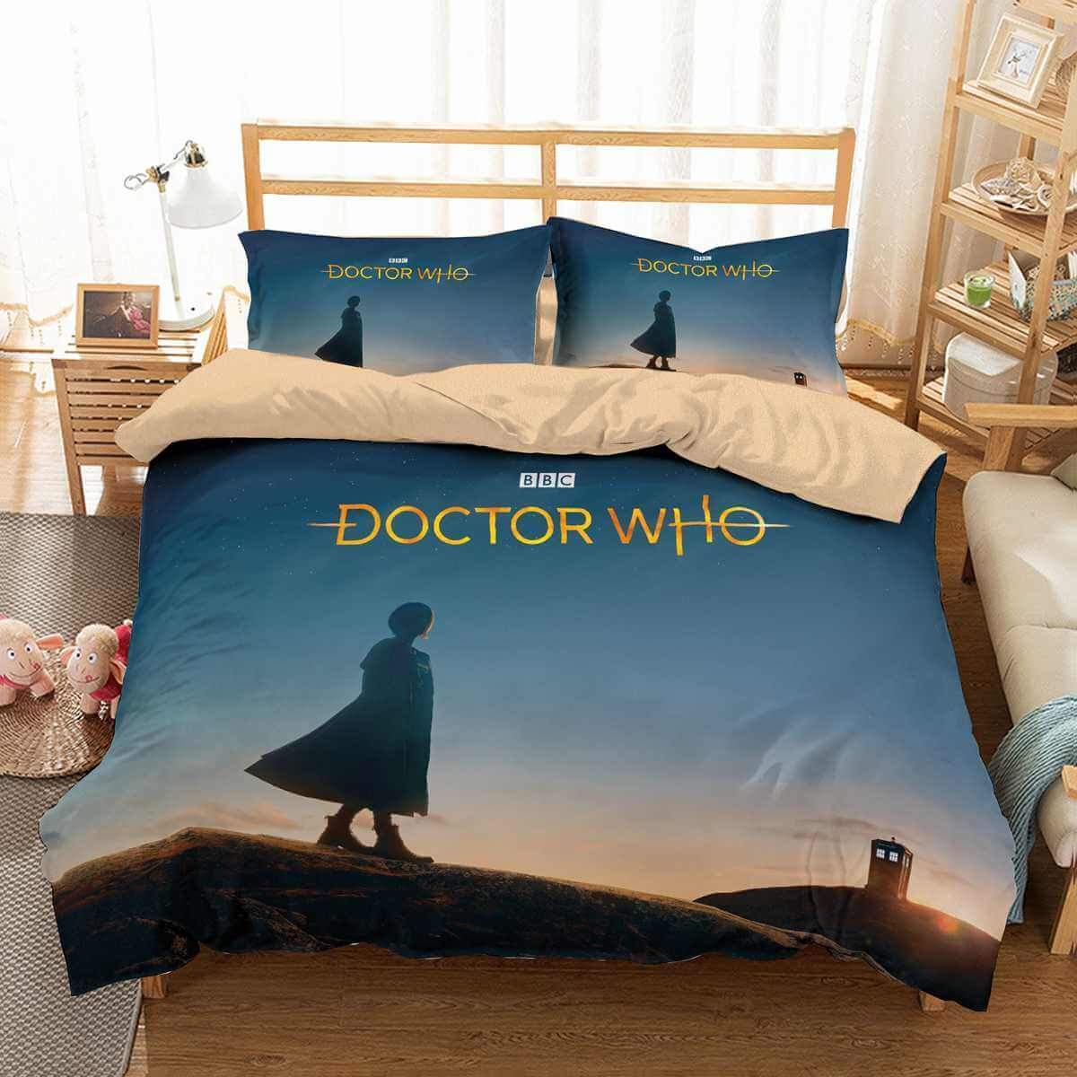 3D Customize Doctor Who Customized Duvet Cover Bedding Set
