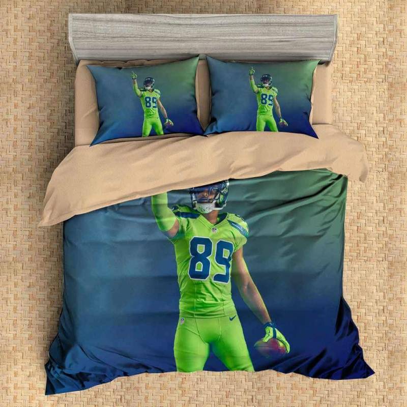 3D Customize Doug Baldwin Seattle Seahawks Bedding Set Duvet Cover Set Bedroom Set