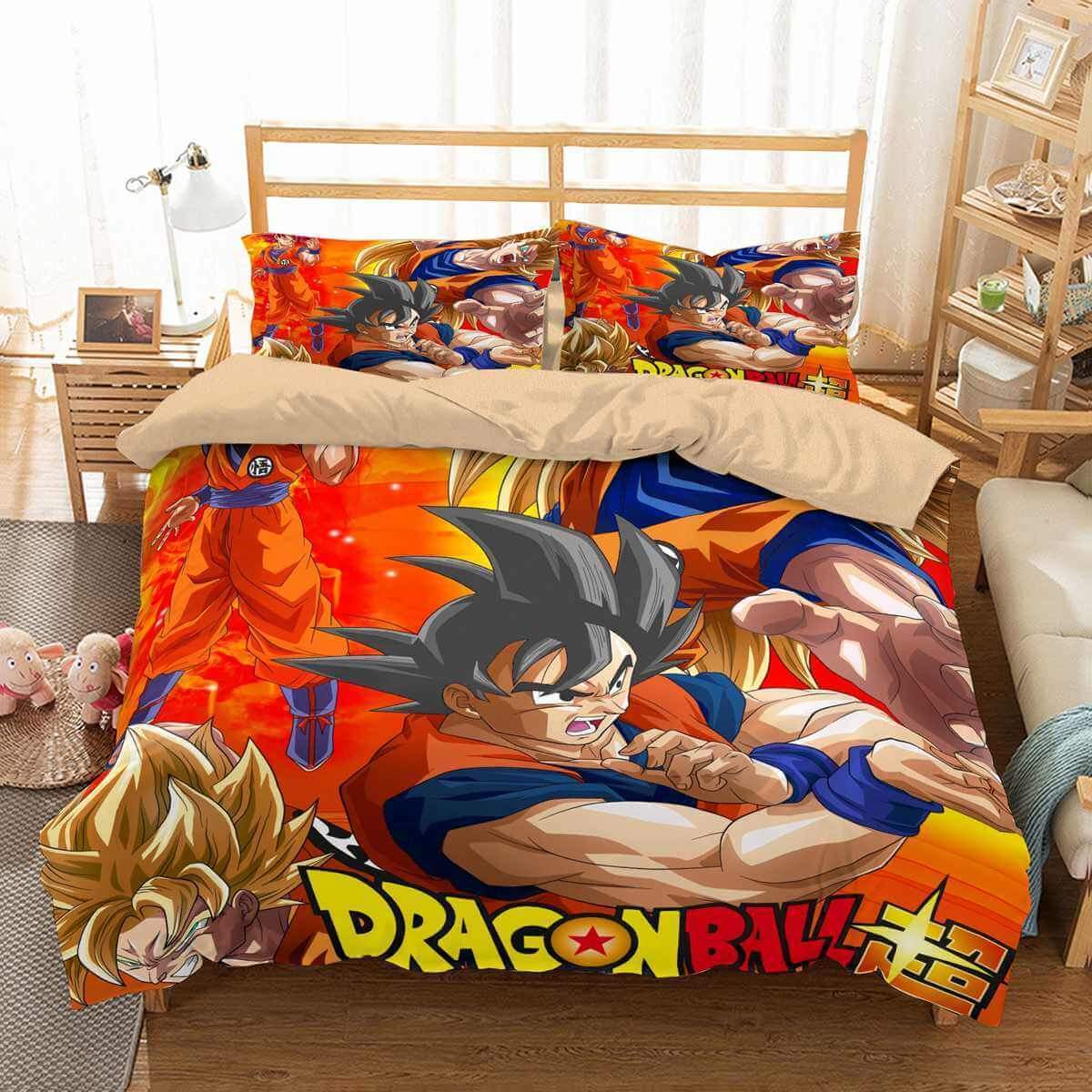 3D Customize Dragon Ball Super Customized Duvet Cover Bedding Set