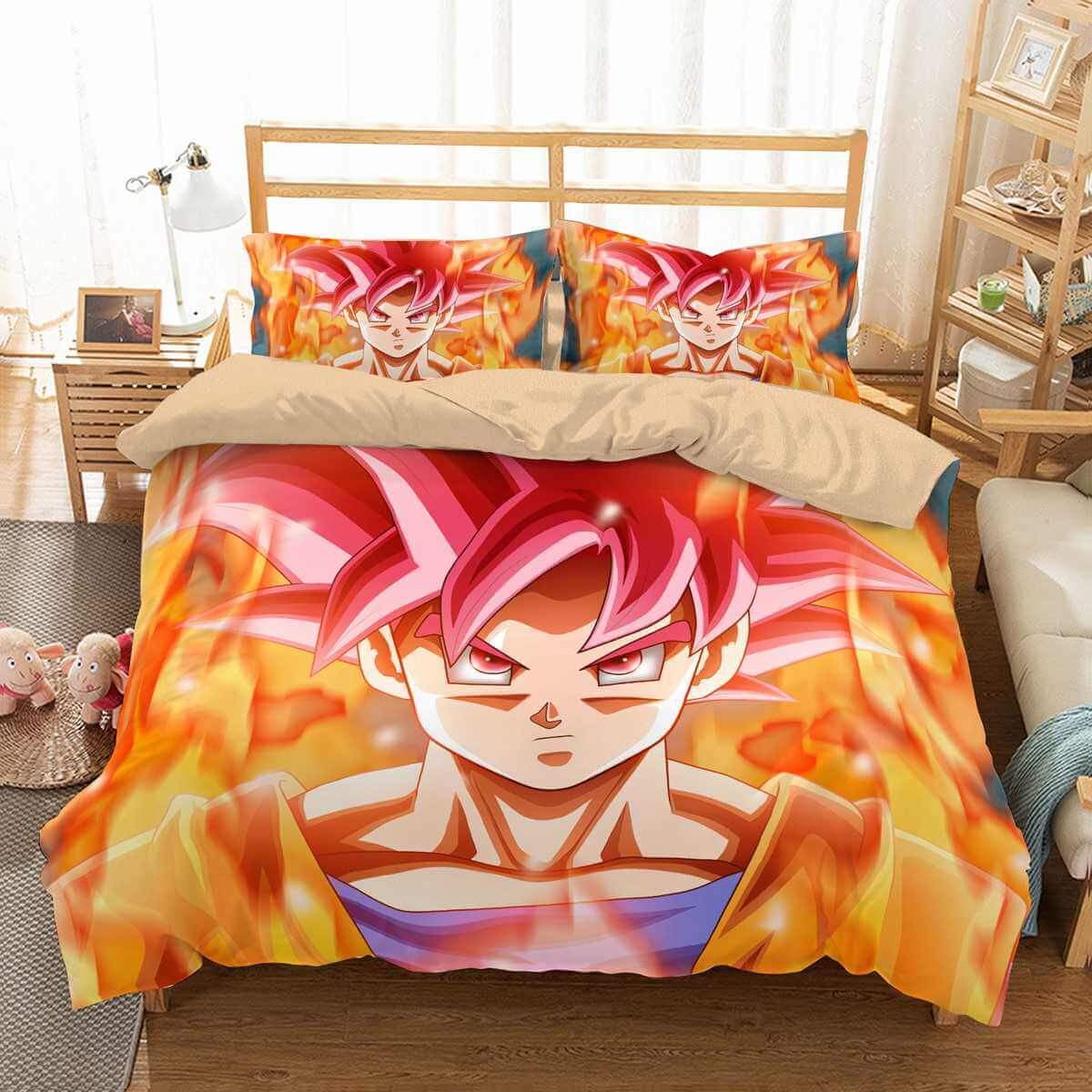 3D Customize Dragon Ball Super Customized Duvet Cover Bedding Set
