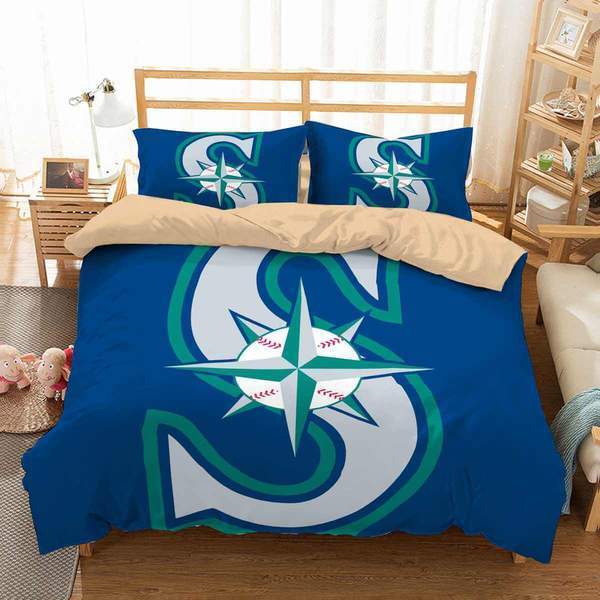3D Customize Eattle Mariners 3D Customized Duvet Cover Bedding Set