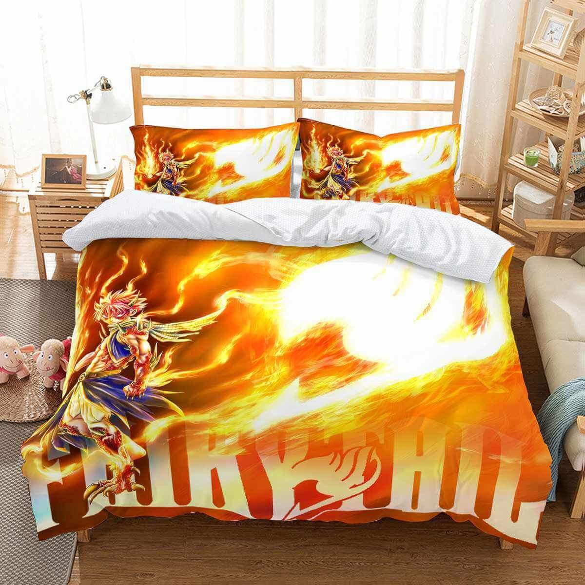 3D Customize Fairy Tail Customized Duvet Cover Bedding Set