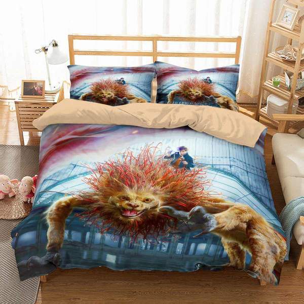 3D Customize Fantastic Beasts The Crimes Of Grindelwald 3D Customized Duvet Cover Bedding Set