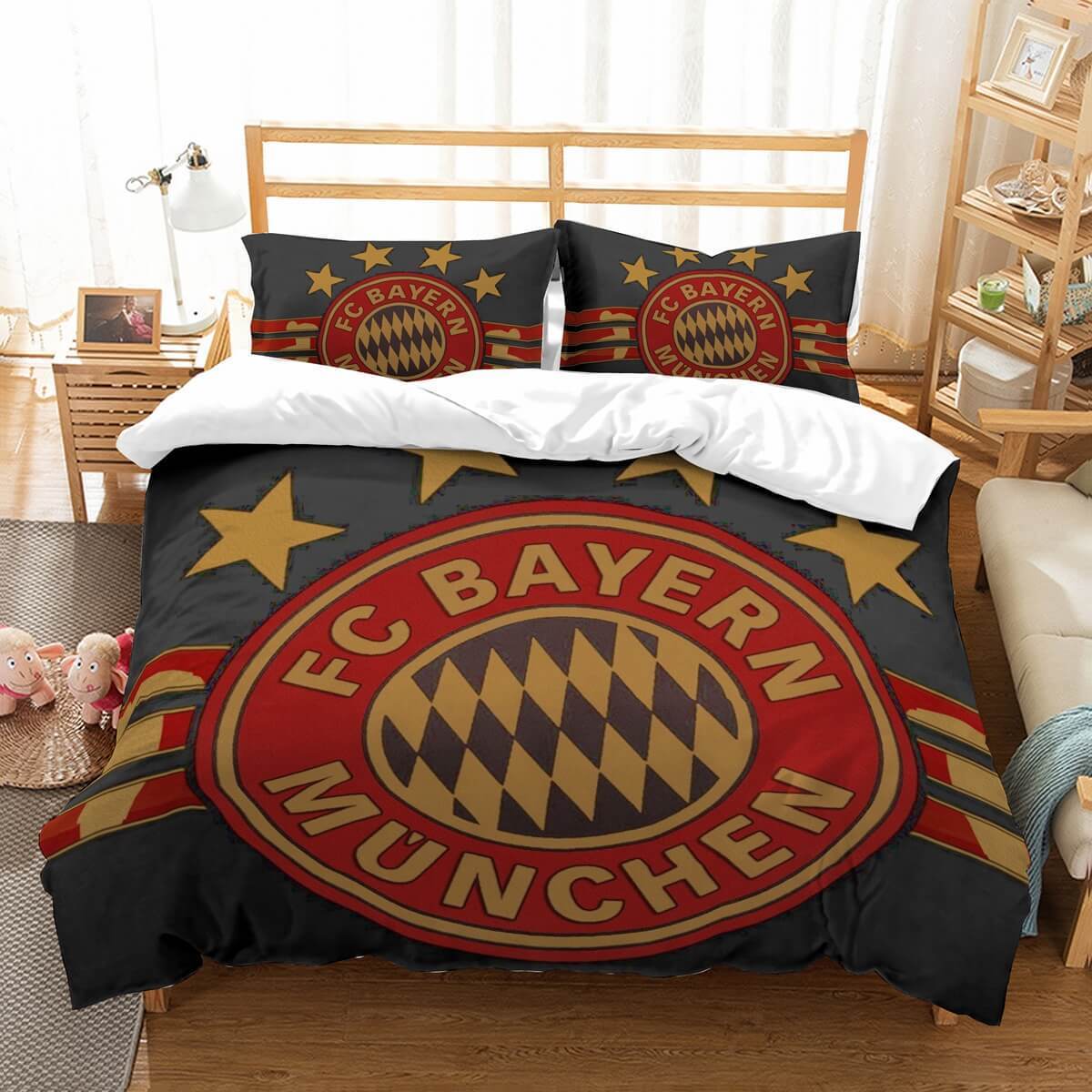 3D Customize Fc Bayern Munchen Et Et Bed 3D Customized Duvet Cover Bedding Set