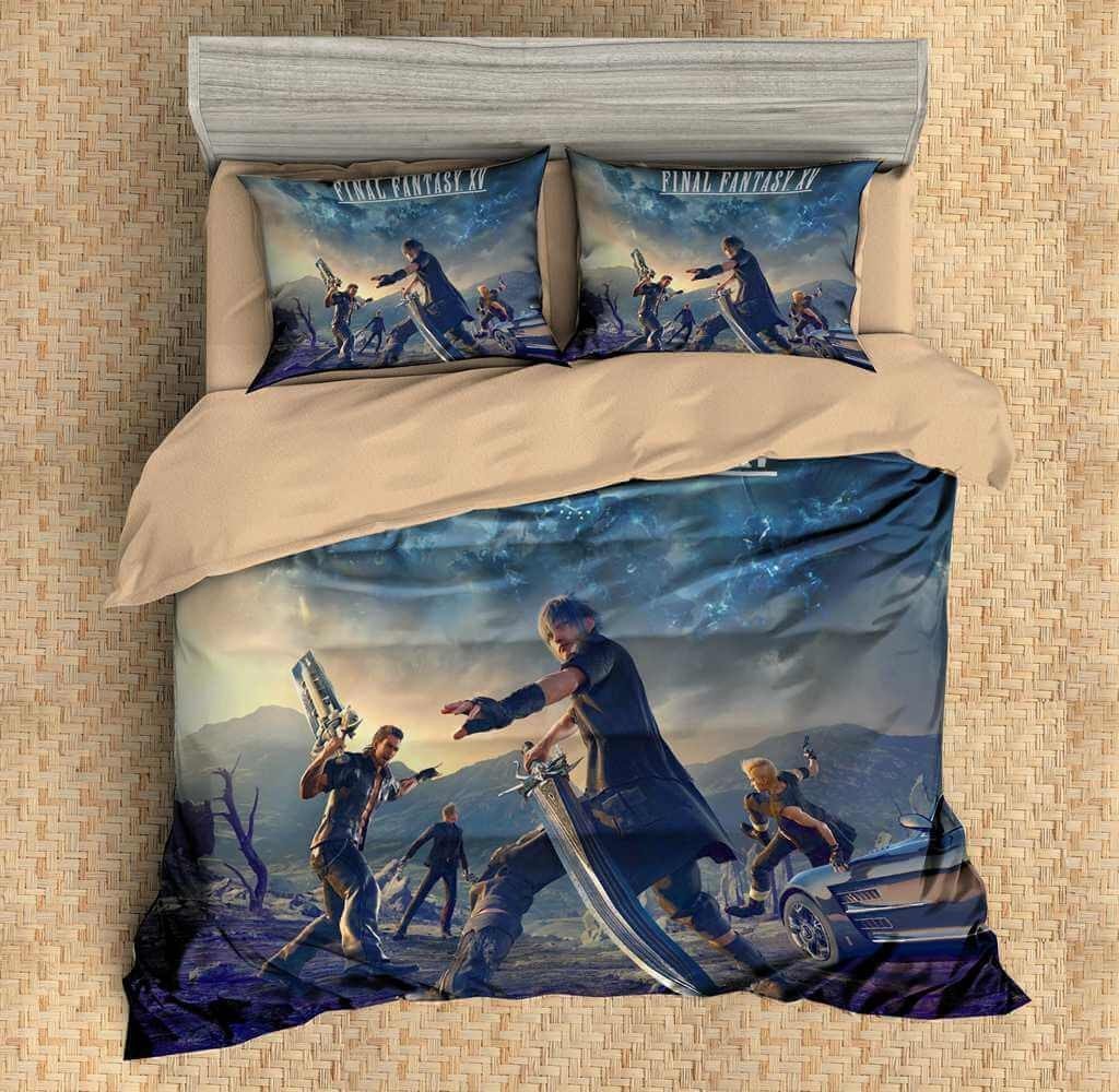 3D Customize Final Fantasy Xv Customized Duvet Cover Bedding Set