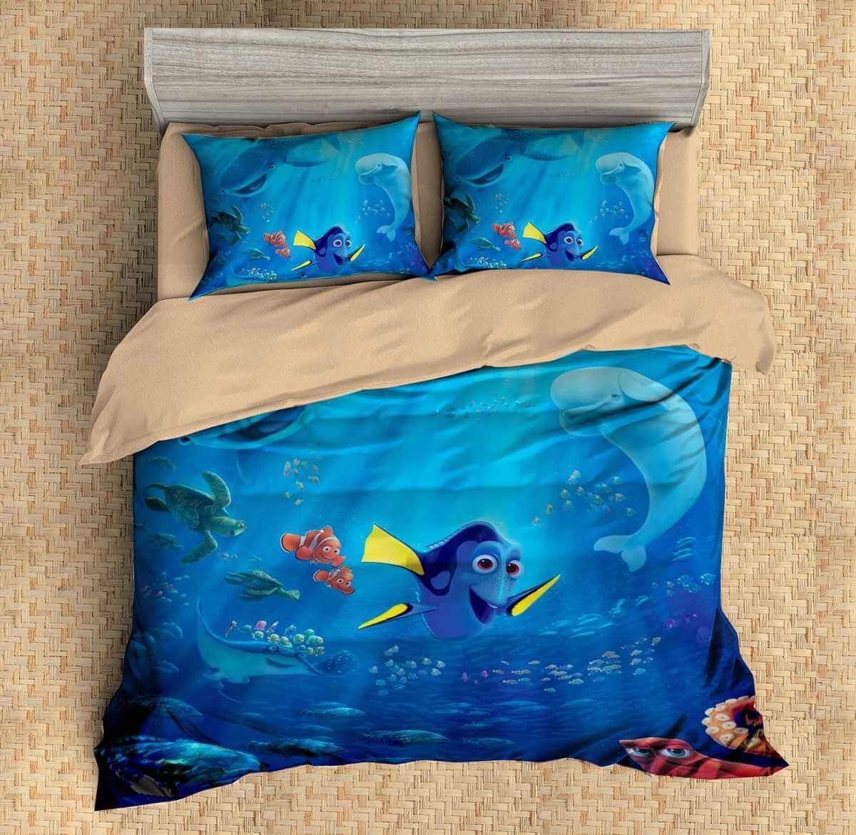 3D Customize Finding Dory Customized Duvet Cover Bedding Set