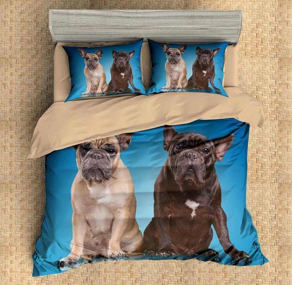 3D Customize French Bulldog 3D Customized Duvet Cover Bedding Set