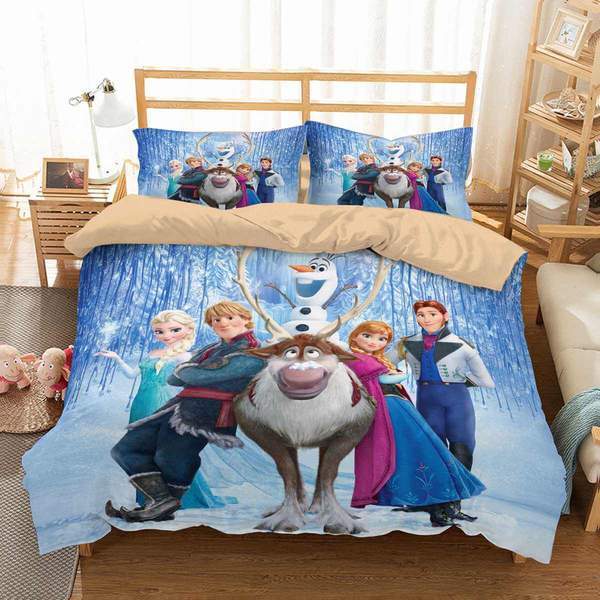 3D Customize Frozen 3D Customized Duvet Cover Bedding Set
